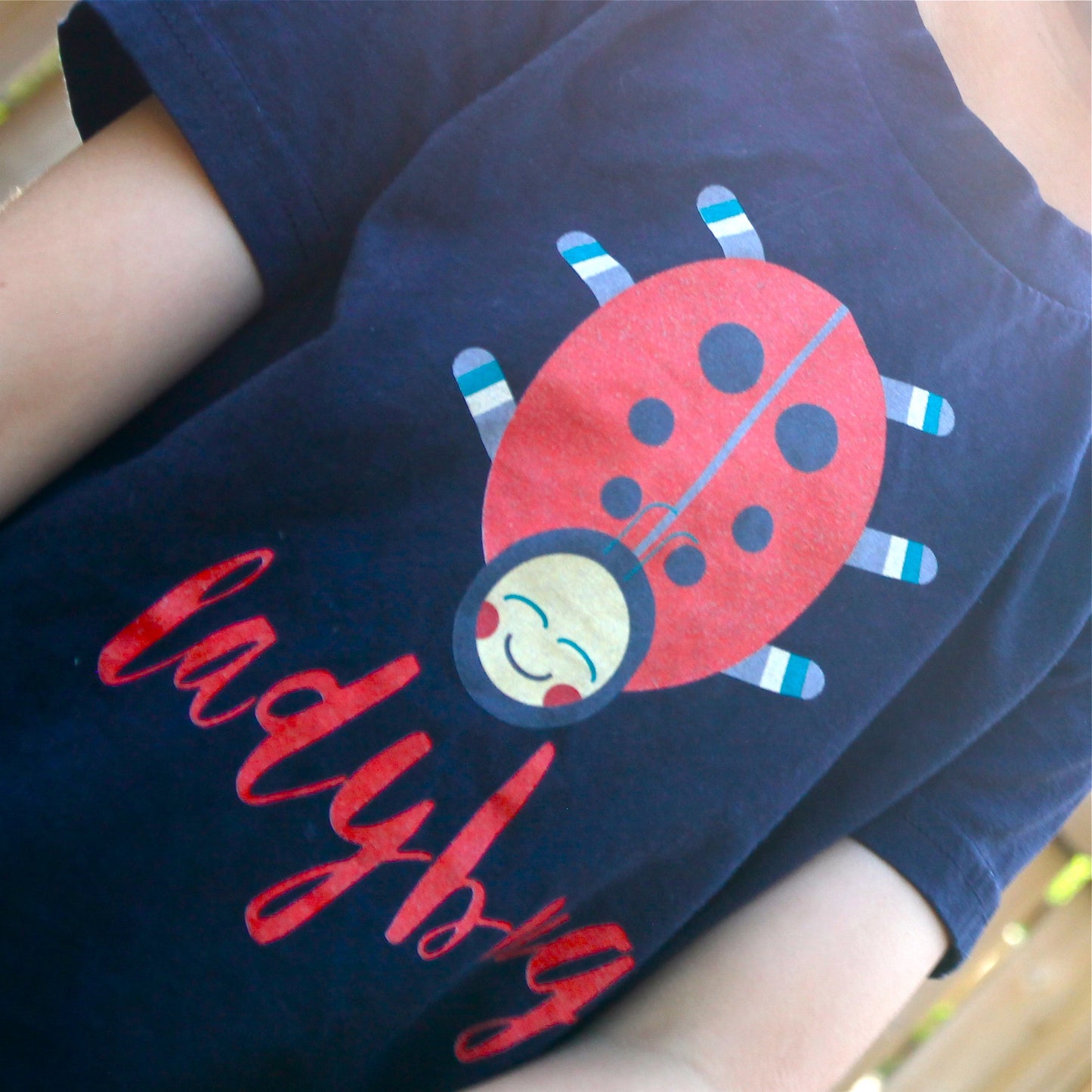 Ladybug T-Shirt | Kids Navy T-Shirt - little cutees - 2