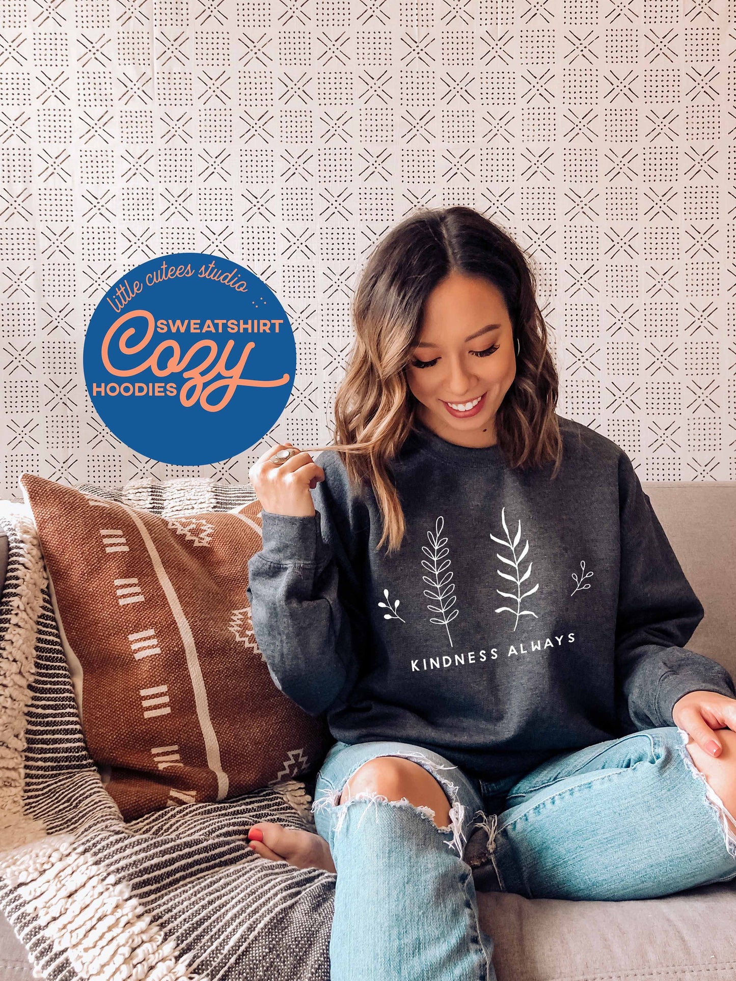Kindness Sweatshirt | Crewneck Sweatshirt | Teacher Sweatshirt | Graphic Sweatshirt | Sweatshirt | Graphic Hoodie Womens Sweatshirt