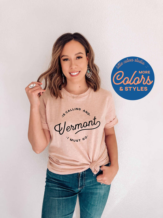 Cute Vermont Shirt | Vermont Is Calling Shirt | Vermont Hoodie | Moving to Vermont Shirt | Vermont State | Montpelier Tee | New England