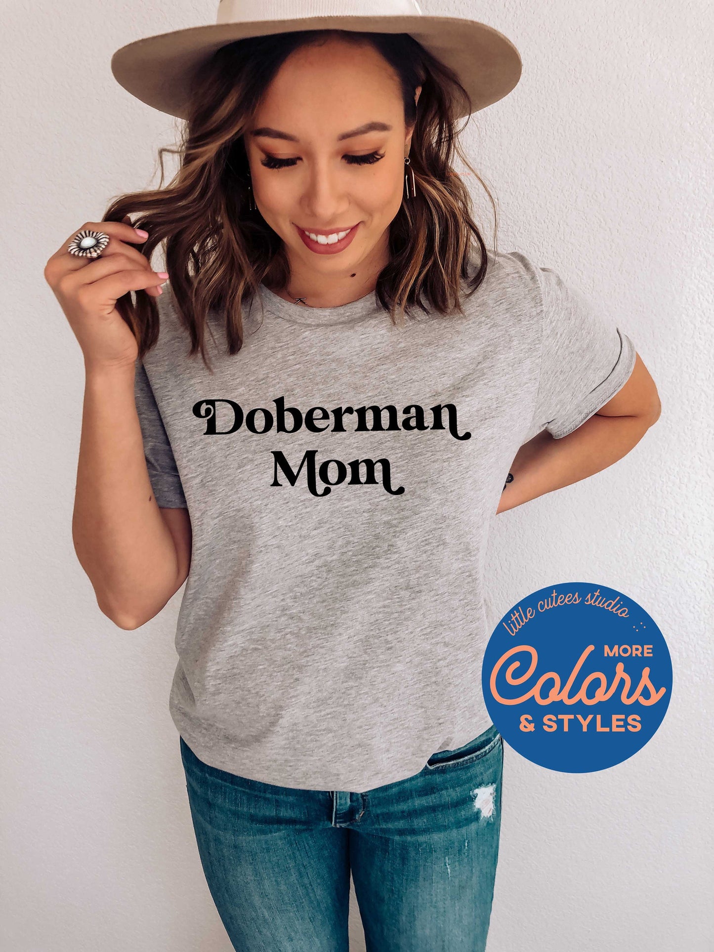 Doberman Mom Shirt | Graphic Tee | Doberman Lover Shirt | Doberman Sweatshirt | Doberman Gift | Gift for Doberman Mom
