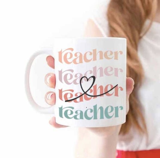 CUTE Teacher Mug | Teacher Gift | Birthday Gift for Teacher | Christmas Gift for Teacher | Favorite Mug | Coffee Mug | 15oz mug | 11oz mug