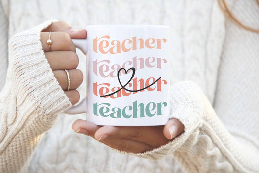 CUTE Teacher Mug | Teacher Gift | Birthday Gift for Teacher | Christmas Gift for Teacher | Favorite Mug | Coffee Mug | 15oz mug | 11oz mug